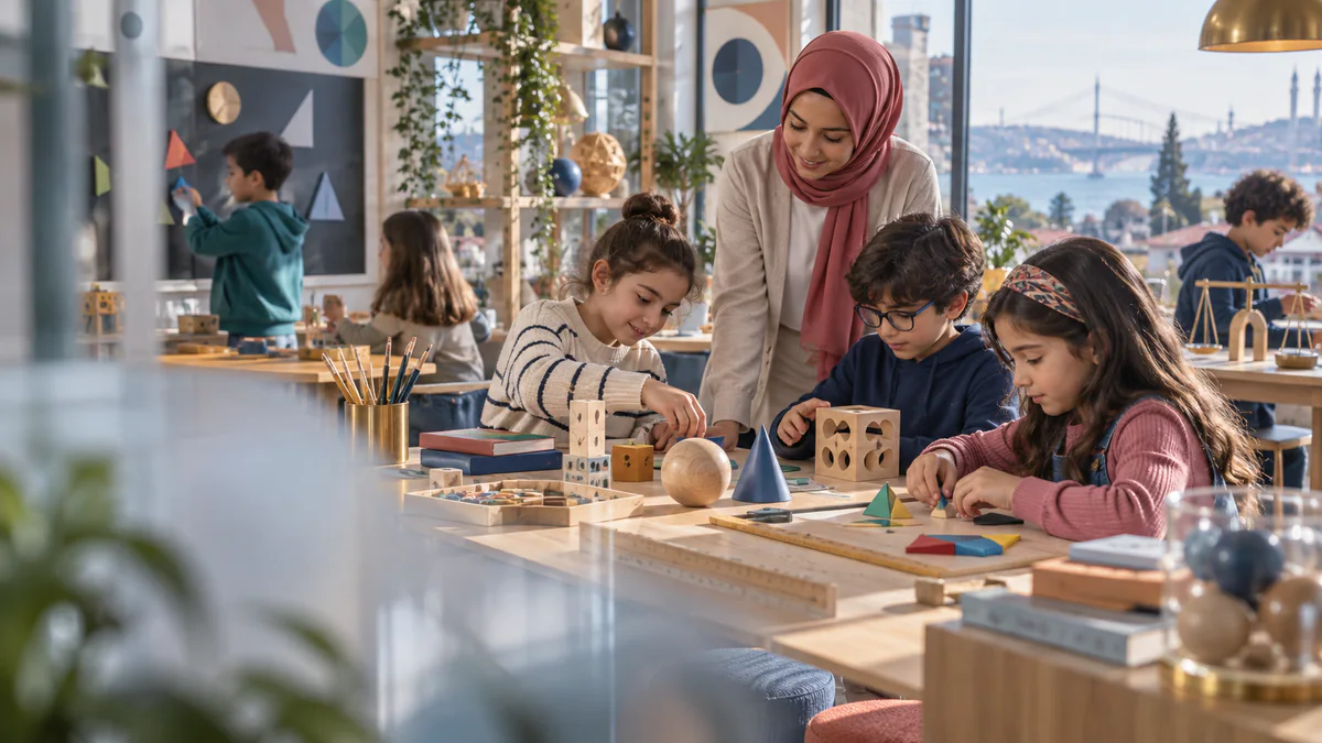 İlkokul Matematik Dersi görseli