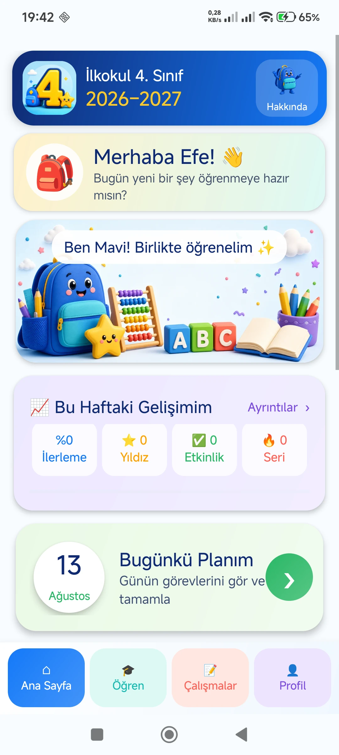 İlkokul 4. Sınıf 2026–2027