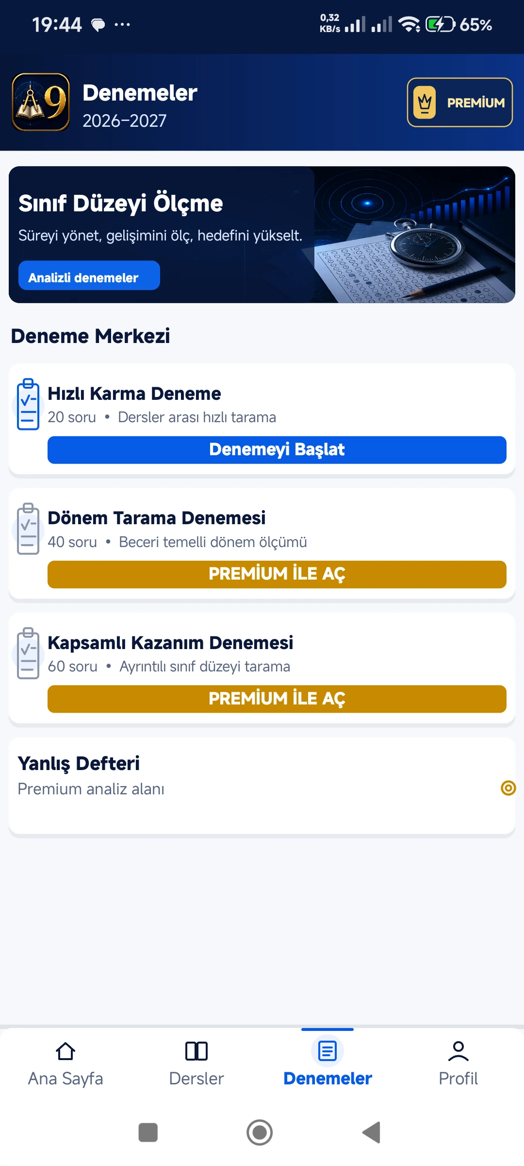 Lise 9. Sınıf 2026–2027 gerçek telefon ekranı 3
