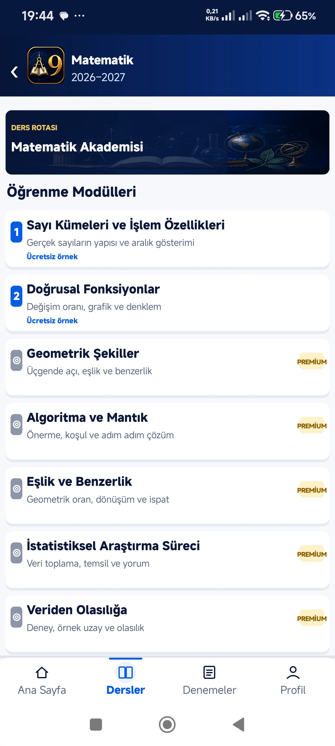 Lise 9. Sınıf 2026–2027 gerçek telefon ekranı 6