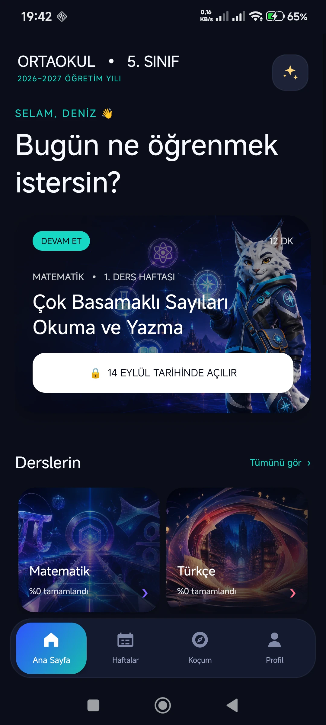 Ortaokul 5. Sınıf 2026–2027