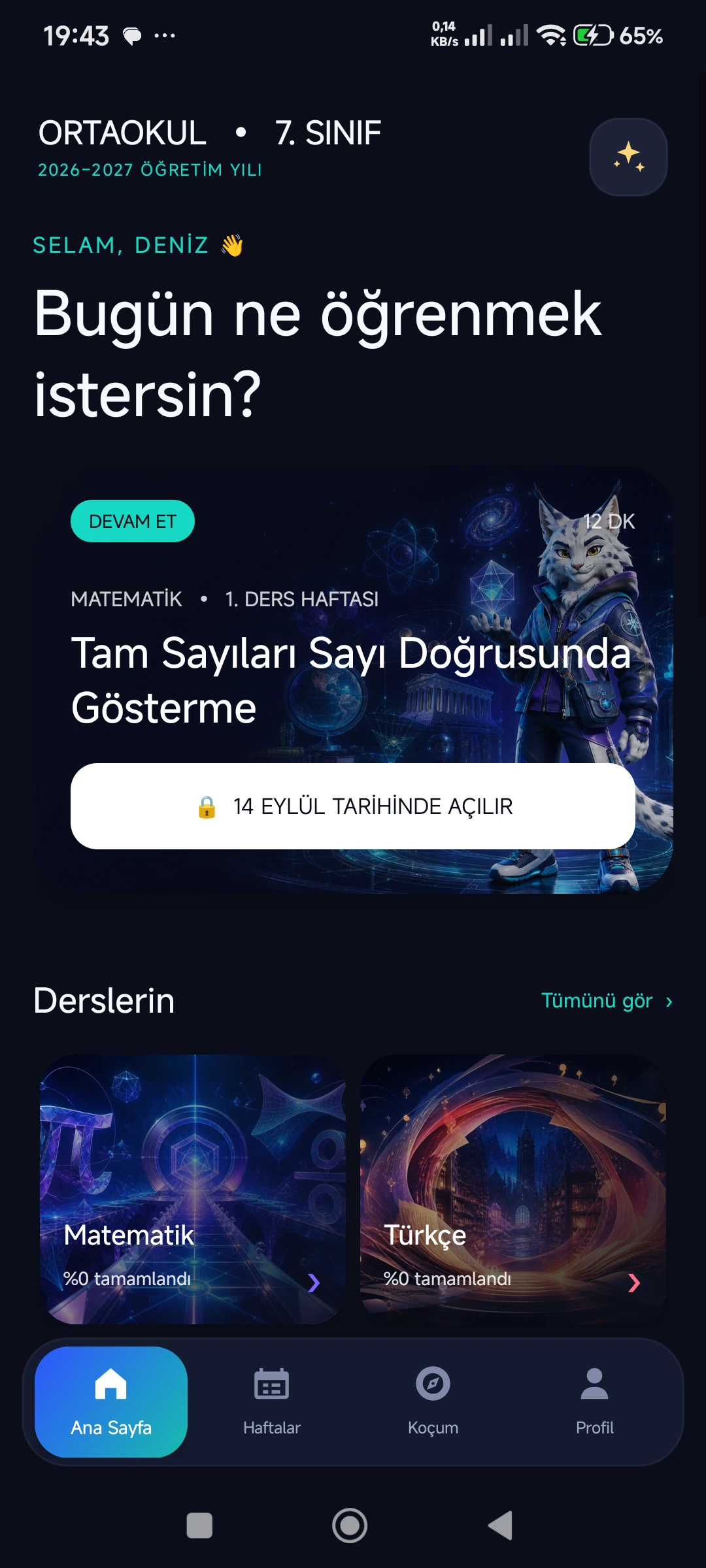Ortaokul 7. Sınıf 2026–2027
