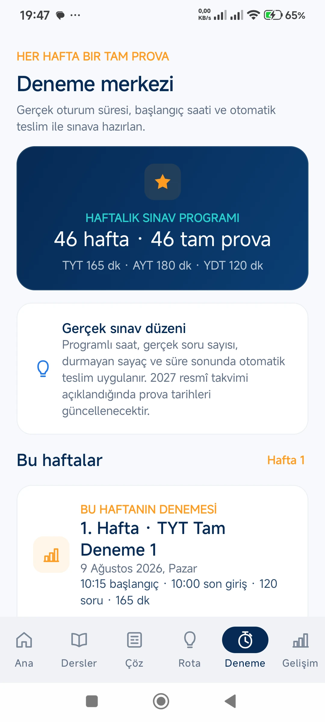YKS 2027 - Soru Bankası ve Konu Anlatımı gerçek telefon ekranı 5