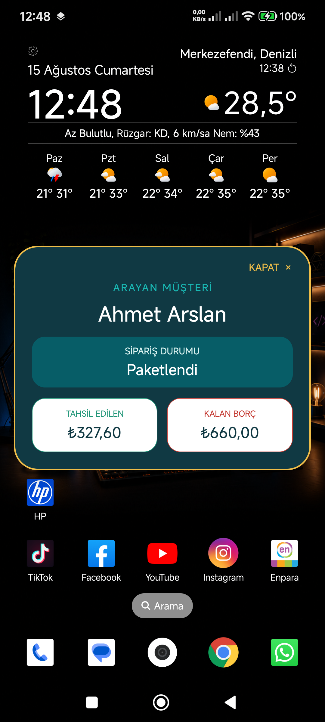 Halı Yıkama İş Takip ekran görüntüsü 7