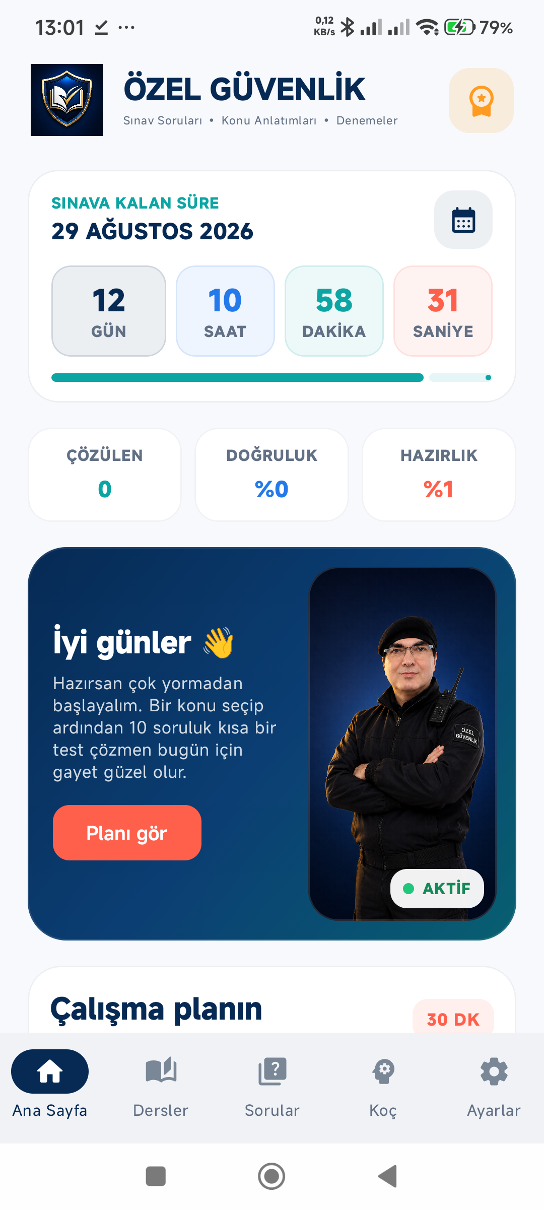 Özel Güvenlik Sınav Soruları